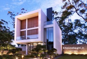 ویلای مدرن سه بعدی
