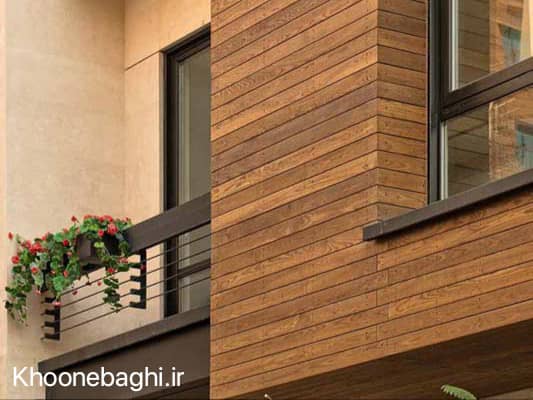 ترموو کار شده روی نما ملک