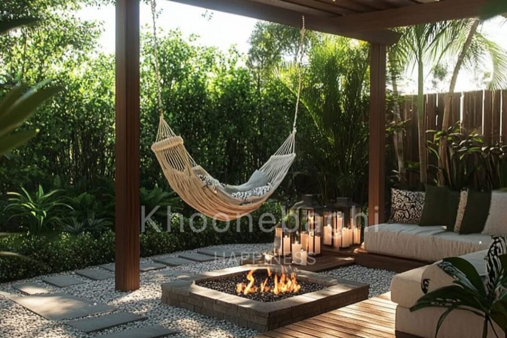 چوبهای طبیعی با پرداخت حداقلی، سنگهای رودخانهای و سقفهای حصیری از ویژگیهای این سبک هستند. الاچیقهای روستیک معمولاً در فضاهای باغی و کوهستانی اجرا میشوند.