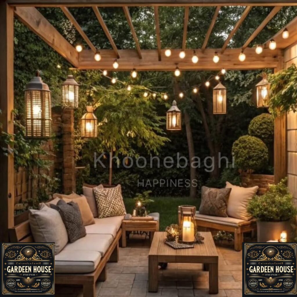 نمونه طراحی آلاچیق مدرن