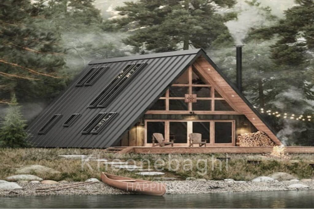 کلبه سوئیسی پیش ساخته مدرن خونه باغی khoonebaghi (2)